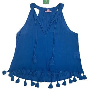 Lilly Pulitzer NWT Roxi Top in Blue Crush Sz XS